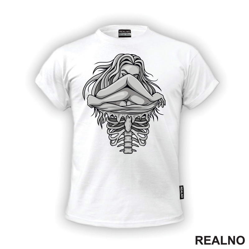 Rib Cage - Girl - Art - Majica