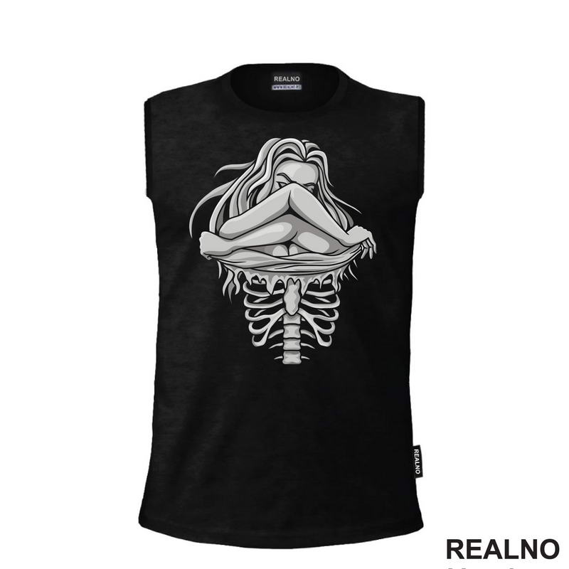 Rib Cage - Girl - Art - Majica