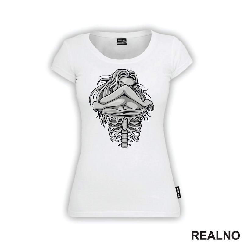 Rib Cage - Girl - Art - Majica