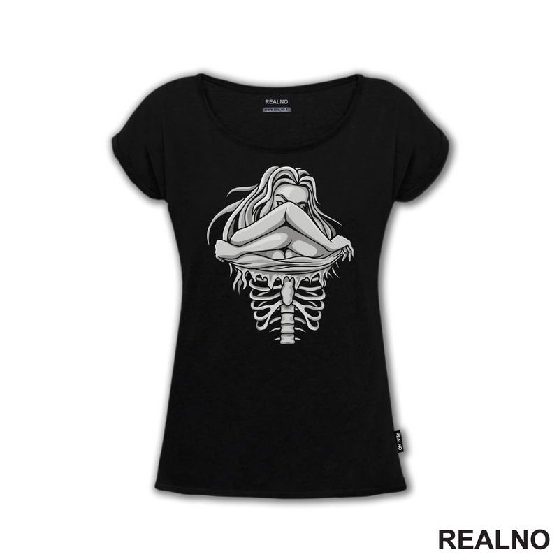 Rib Cage - Girl - Art - Majica