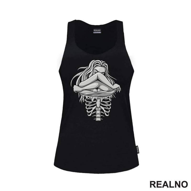 Rib Cage - Girl - Art - Majica