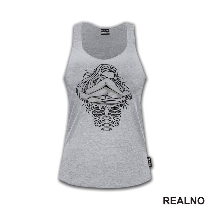 Rib Cage - Girl - Art - Majica