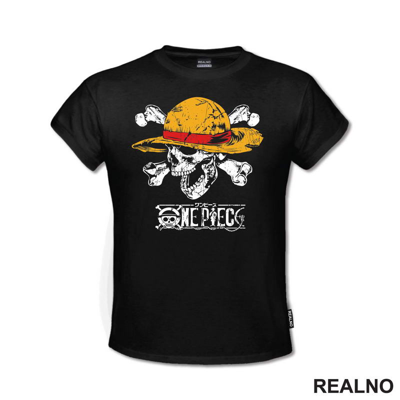 Scratched Skull - One Piece - Majica
