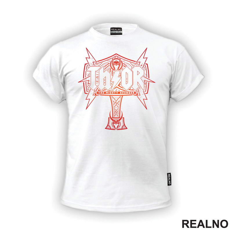 Mjolnir - Red - Thor - Majica