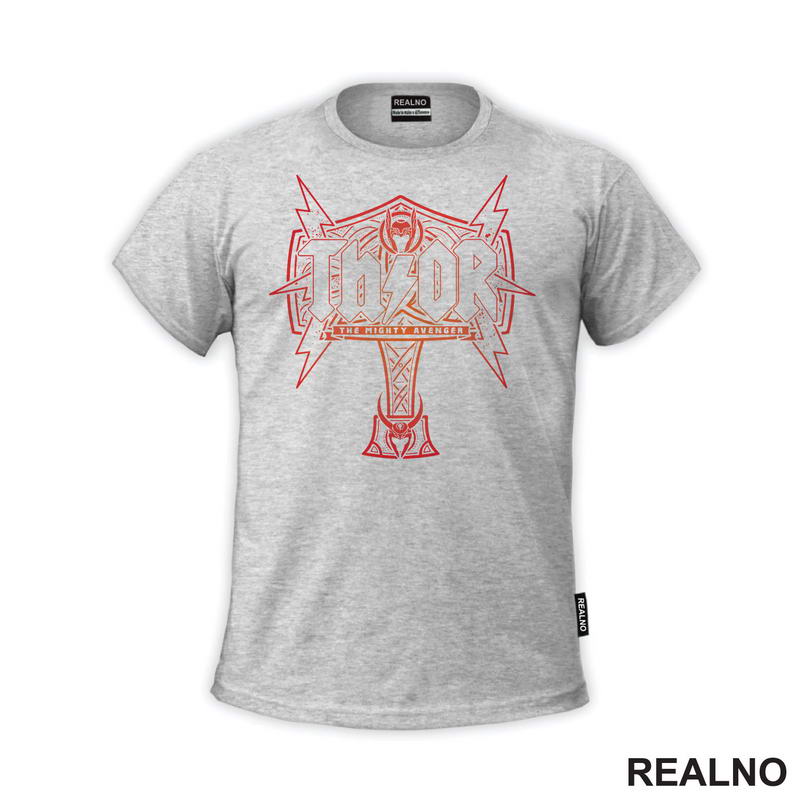 Mjolnir - Red - Thor - Majica