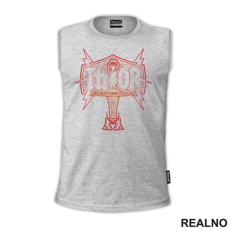 Mjolnir - Red - Thor - Majica