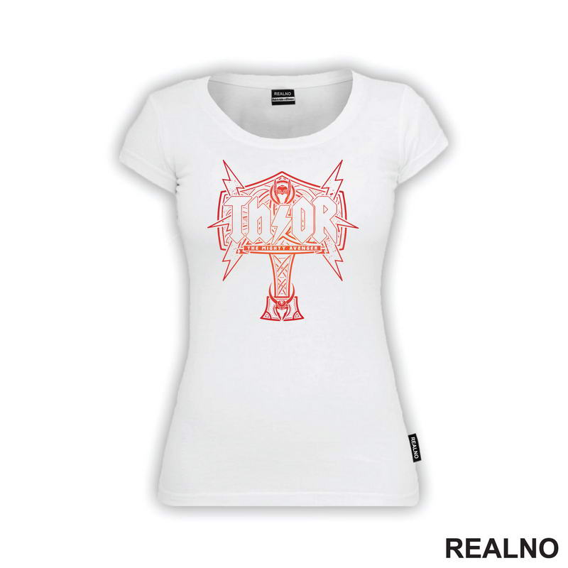Mjolnir - Red - Thor - Majica