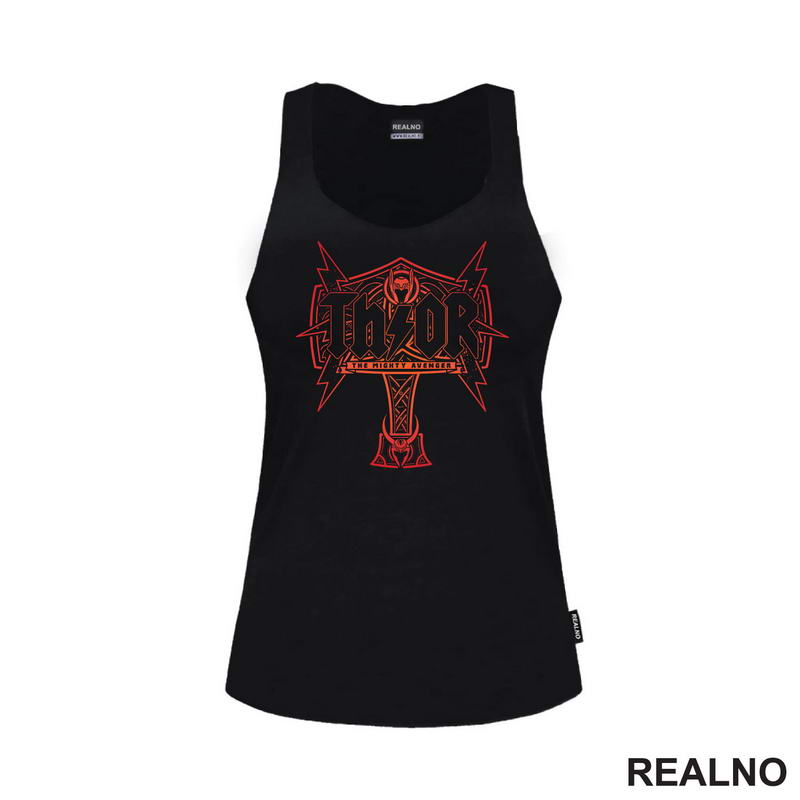 Mjolnir - Red - Thor - Majica