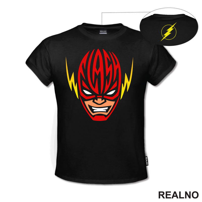 Face - Lines - Flash - Majica