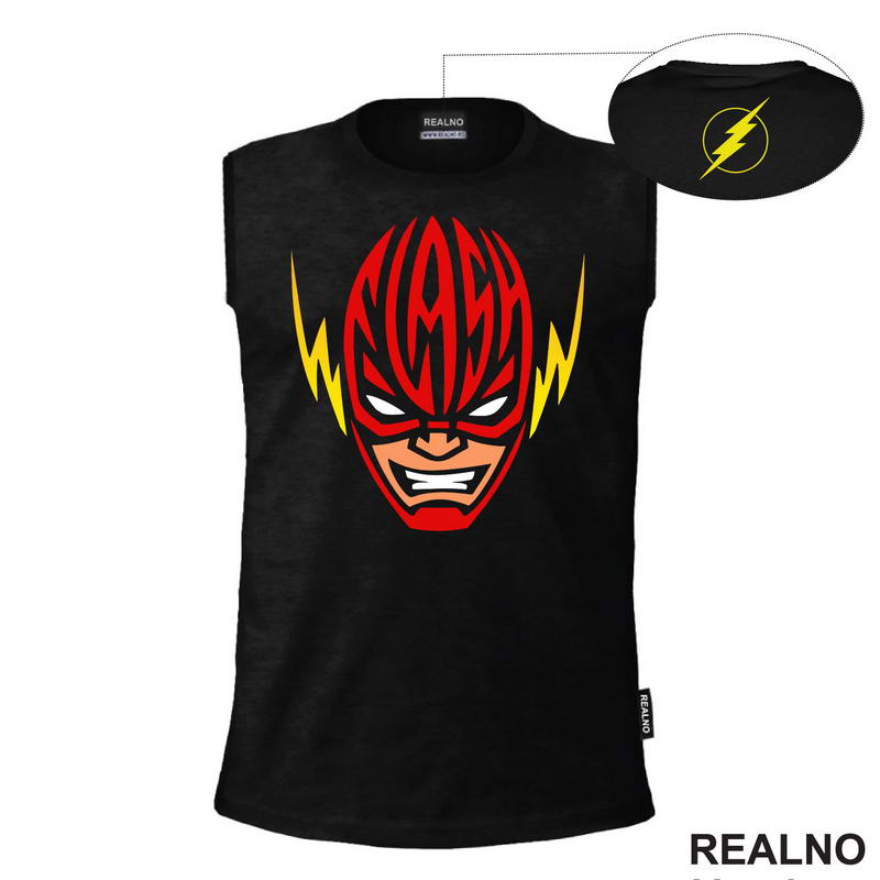 Face - Lines - Flash - Majica