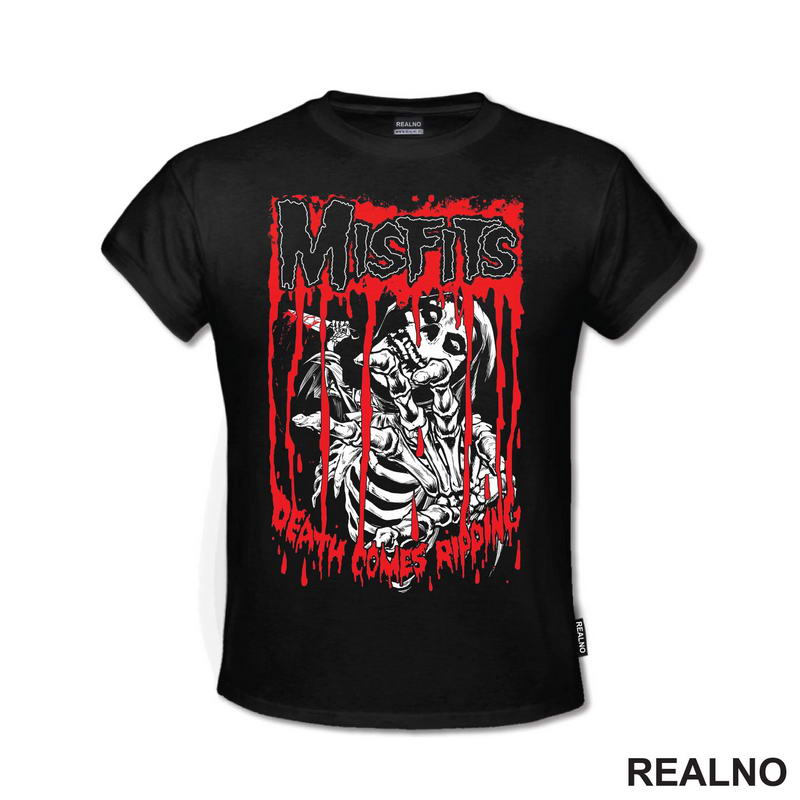 Misfits - Death Comes Ripping - Muzika - Majica