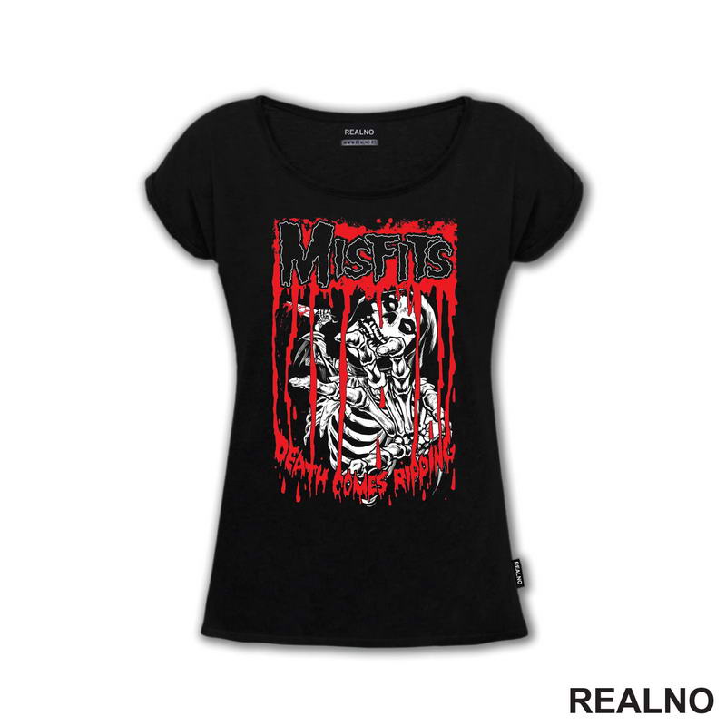 Misfits - Death Comes Ripping - Muzika - Majica