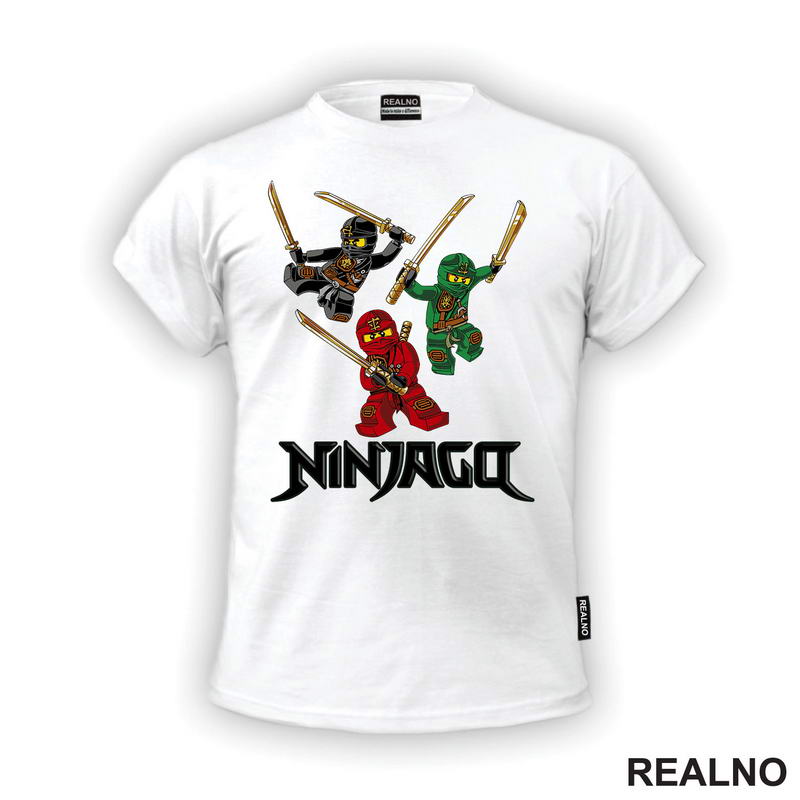 Cole, Lloyd And Kai - Ninjago - Crtani Filmovi - Majica