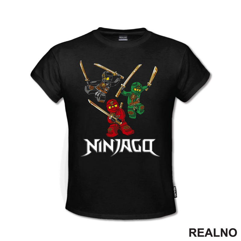Cole, Lloyd And Kai - Ninjago - Crtani Filmovi - Majica