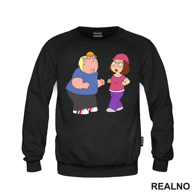 Cris And Meg Fighting - Family Guy - Majica