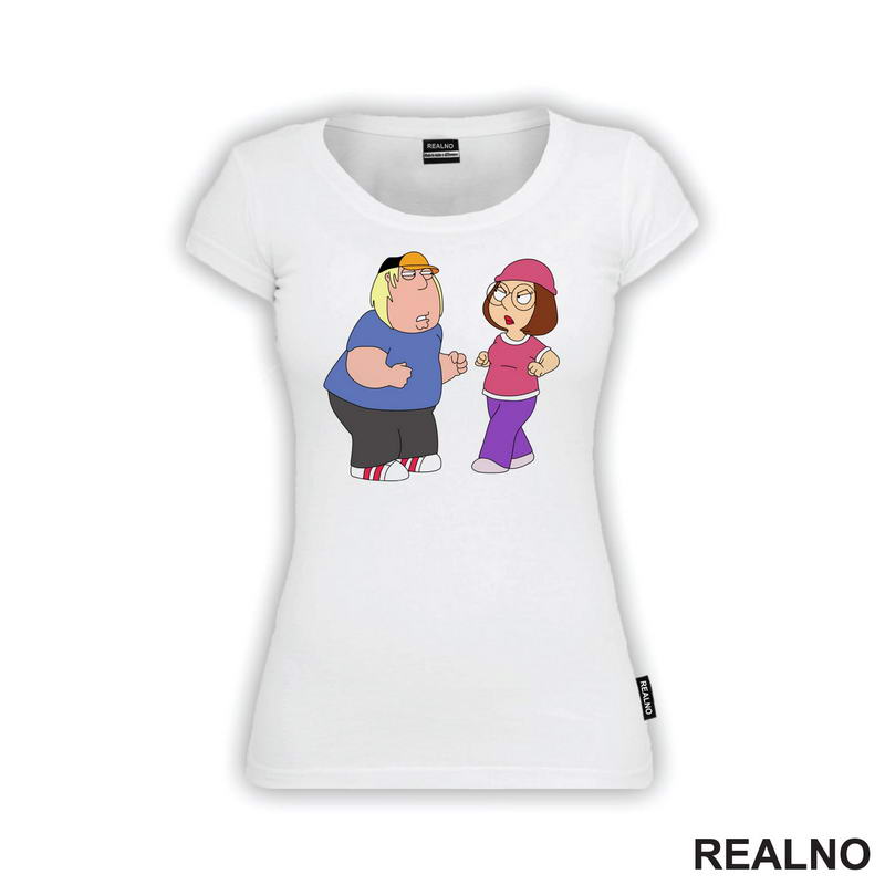 Cris And Meg Fighting - Family Guy - Majica
