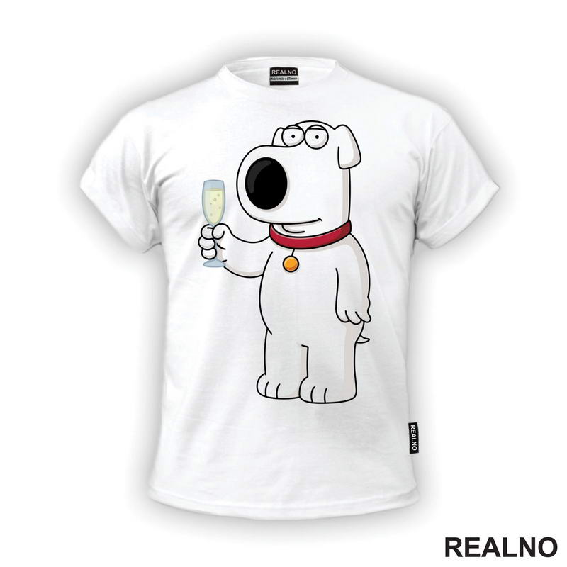 Brian And A Drink - Family Guy - Majica