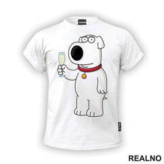 Brian And A Drink - Family Guy - Majica
