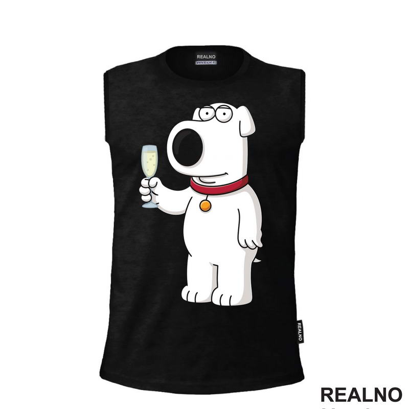 Brian And A Drink - Family Guy - Majica