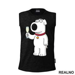 Brian And A Drink - Family Guy - Majica