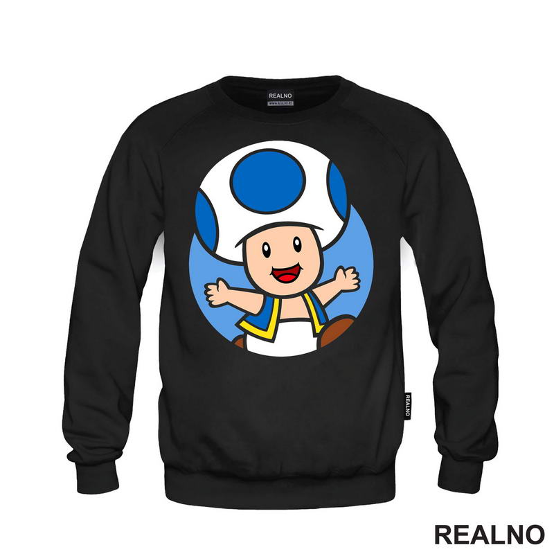 Plava Pečurkica - Super Mario - Majica