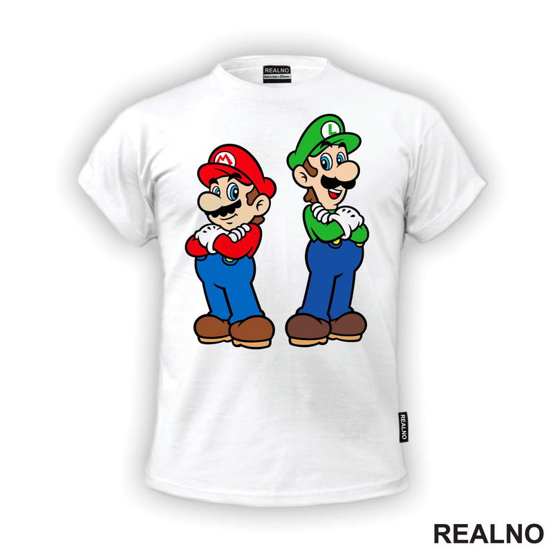 Braća - Luidji - Luiđi - Super Mario - Majica