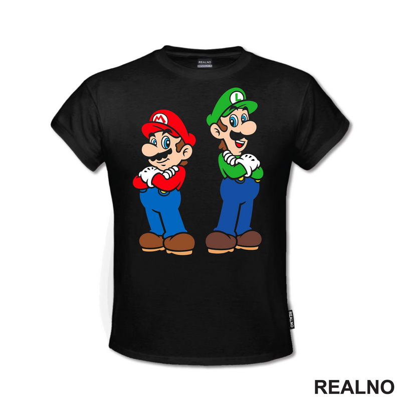 Braća - Luidji - Luiđi - Super Mario - Majica