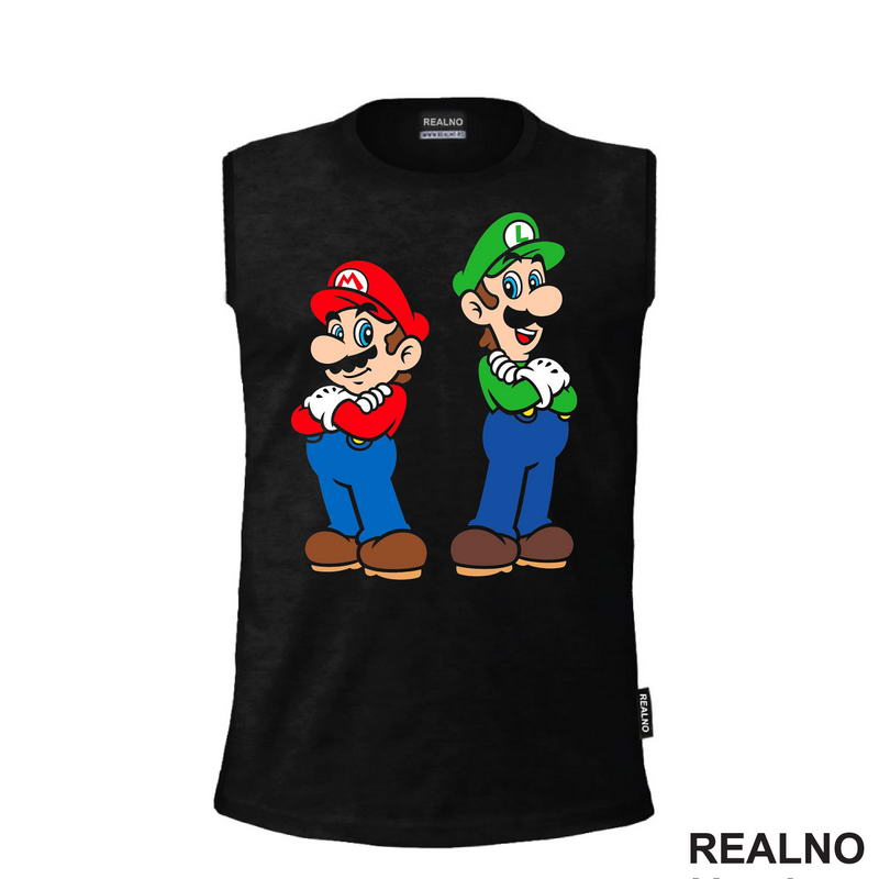 Braća - Luidji - Luiđi - Super Mario - Majica