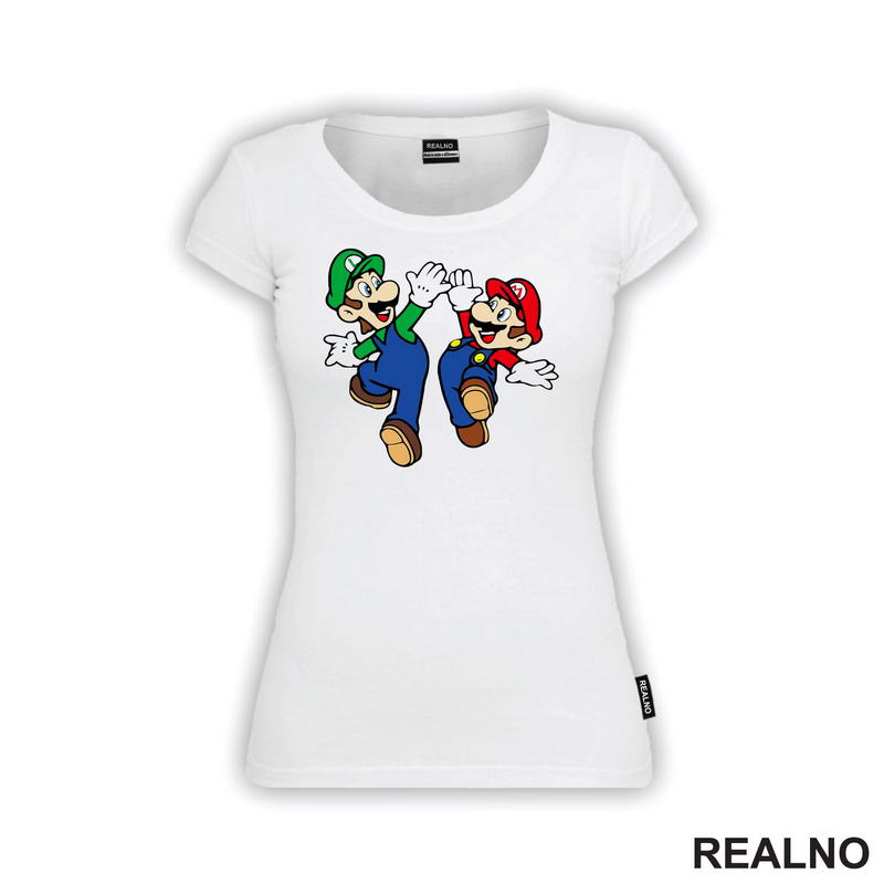 Skok - Luidji - Luiđi - Super Mario - Majica