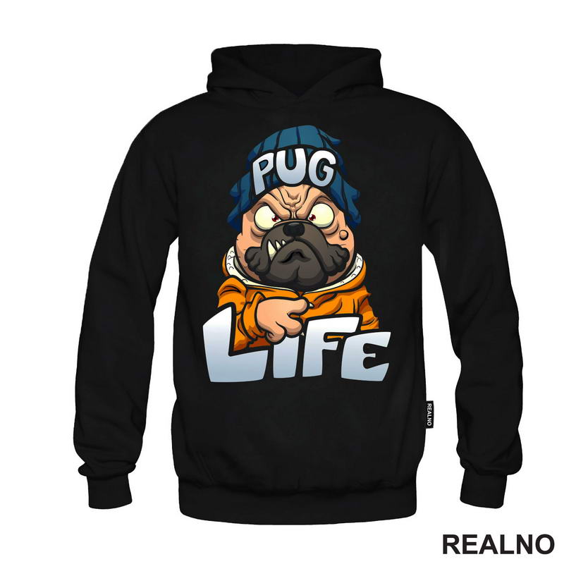 Pug Life - Mops - Pas - Dog - Majica