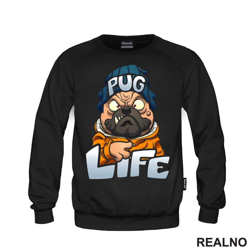 Pug Life - Mops - Pas - Dog - Majica