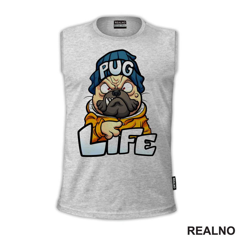 Pug Life - Mops - Pas - Dog - Majica