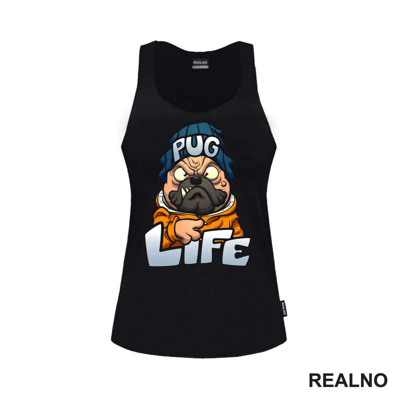 Pug Life - Mops - Pas - Dog - Majica