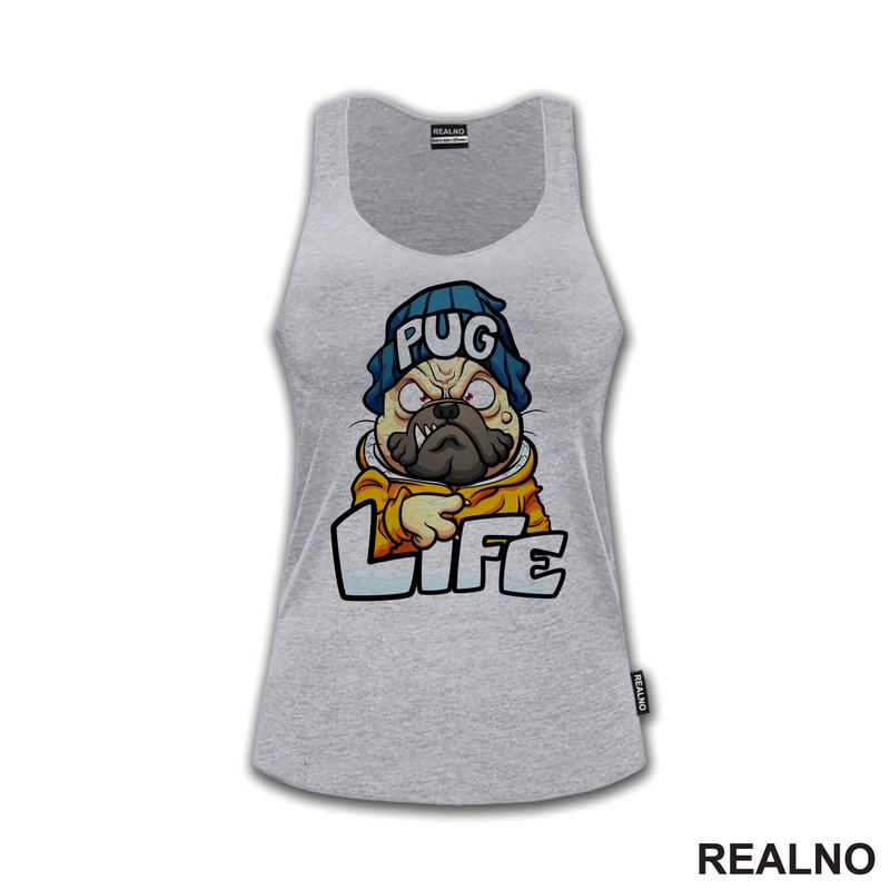 Pug Life - Mops - Pas - Dog - Majica