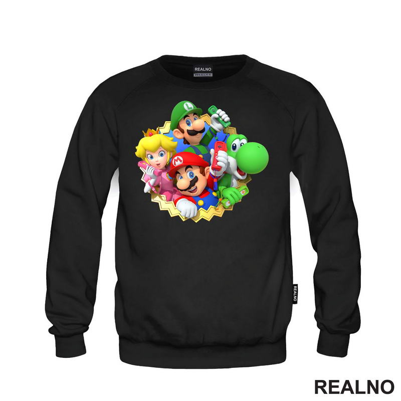 Svi zajedno - Super Mario - Majica