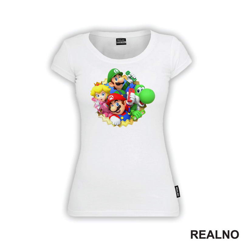 Svi zajedno - Super Mario - Majica