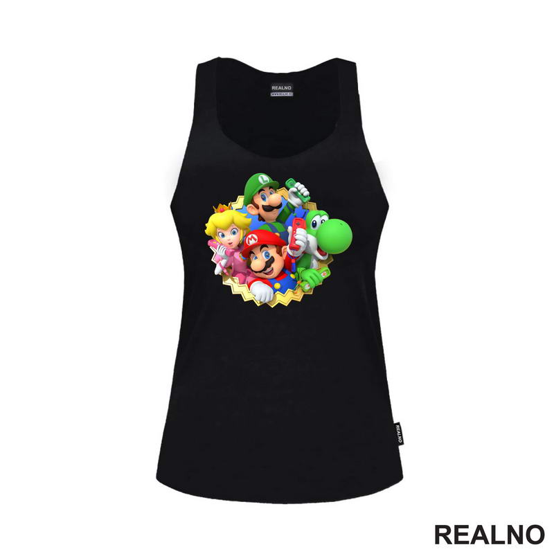 Svi zajedno - Super Mario - Majica