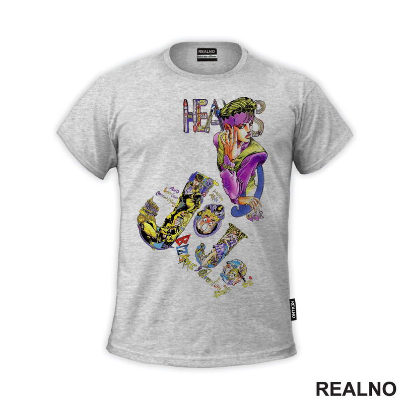 Rohan Kishibe - Graffiti - Jojo's Bizarre Adventure - Majica