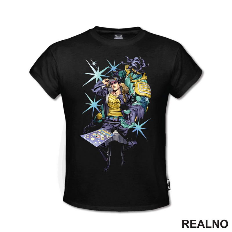 Jotaro Kujoi -  Blue Stars - Jojo's Bizarre Adventure - Majica