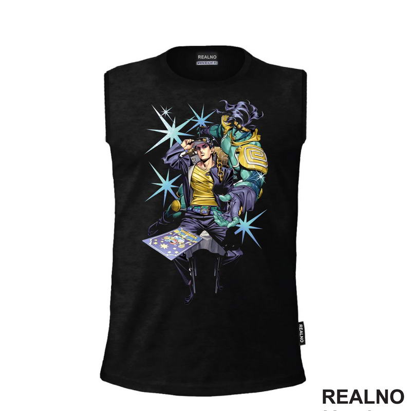Jotaro Kujoi -  Blue Stars - Jojo's Bizarre Adventure - Majica