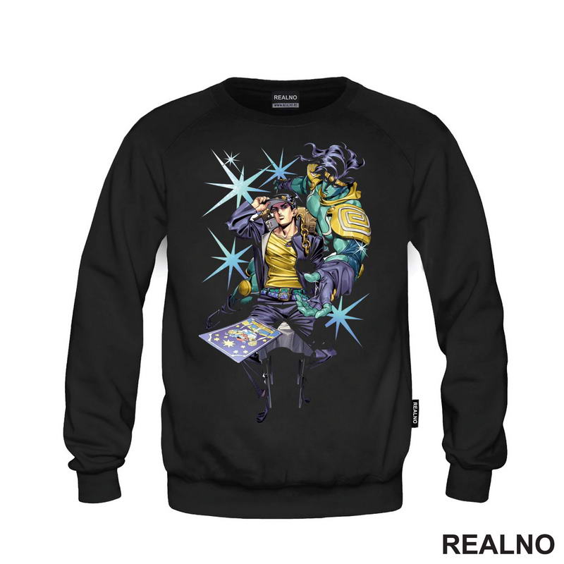 Jotaro Kujoi -  Blue Stars - Jojo's Bizarre Adventure - Majica
