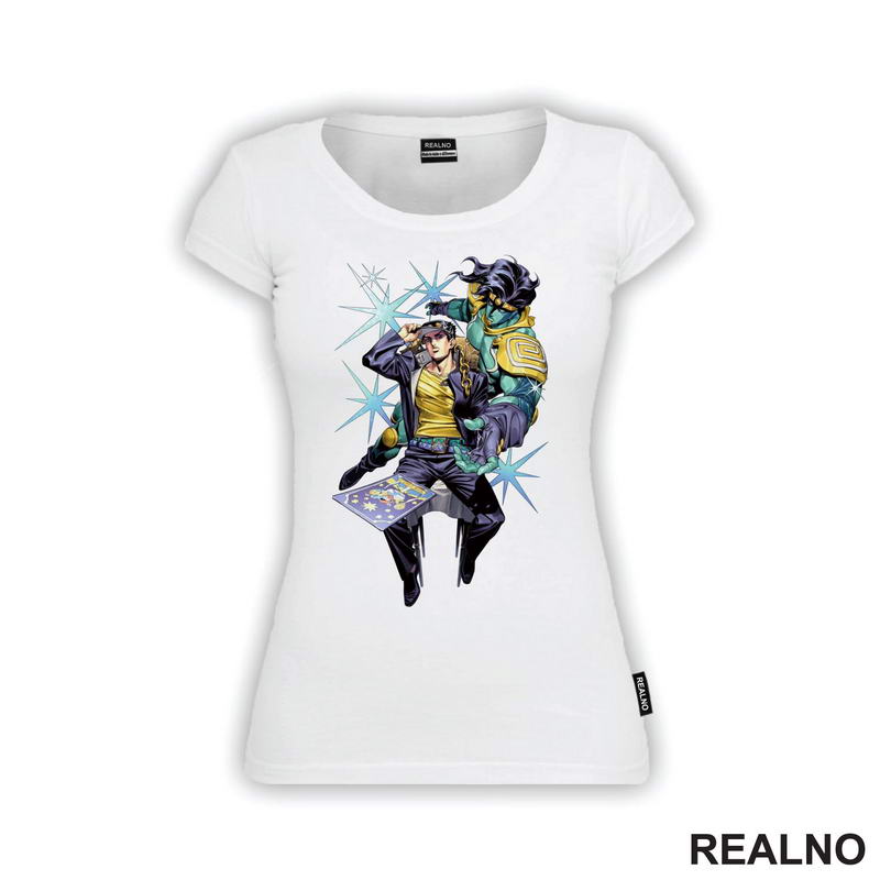 Jotaro Kujoi -  Blue Stars - Jojo's Bizarre Adventure - Majica