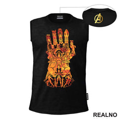 Fire - The Infinity Gauntlet - Thanos - Majica