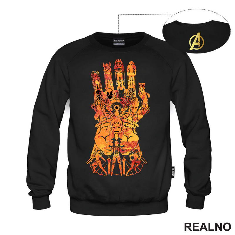 Fire - The Infinity Gauntlet - Thanos - Majica