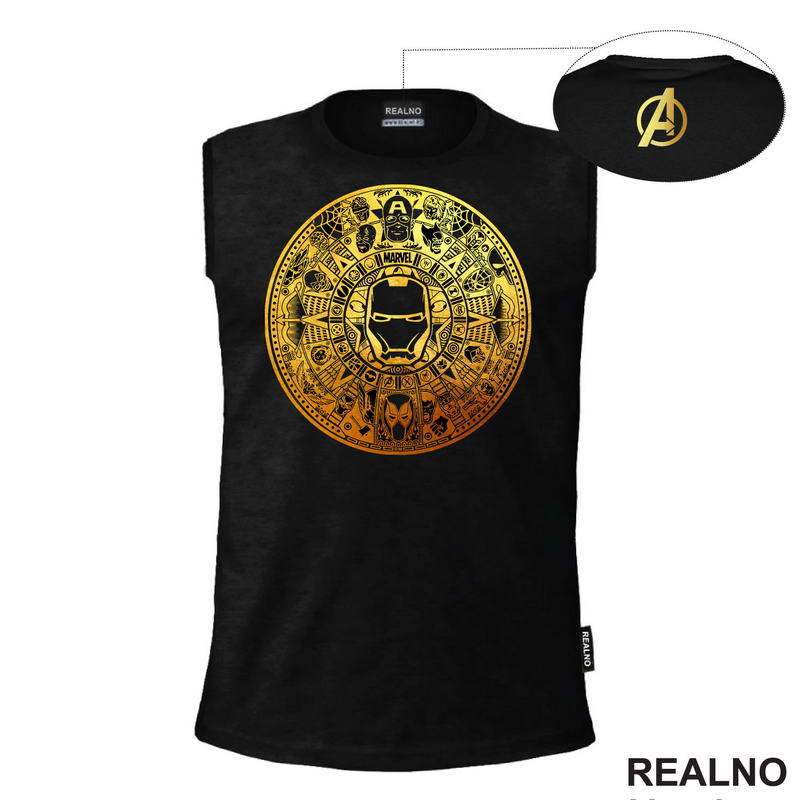 Golden Shield - Avengers - Majica