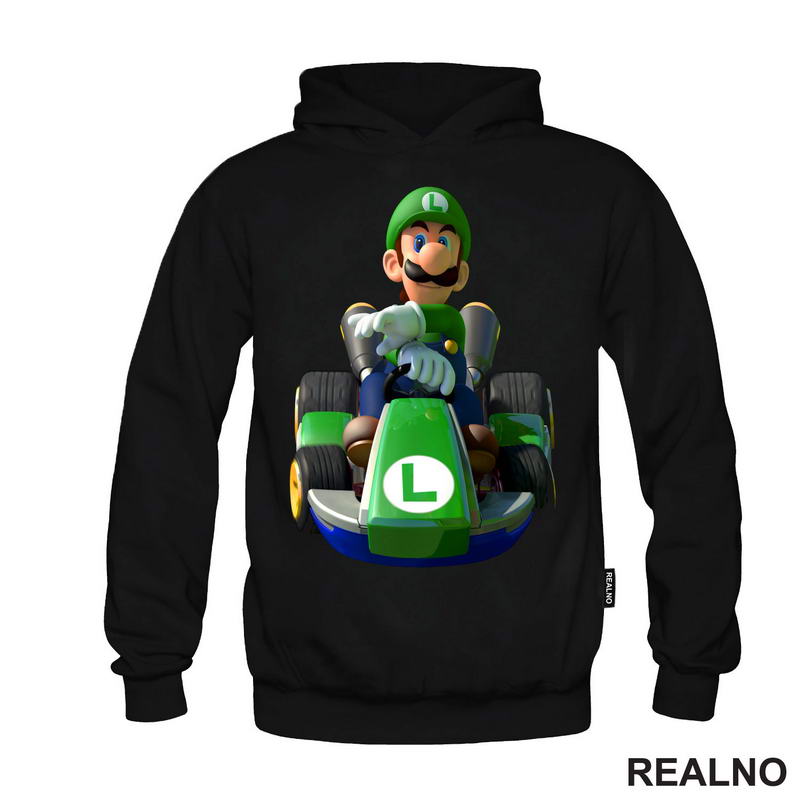 Luidji - Luiđi Vozi Karting - Super Mario - Majica
