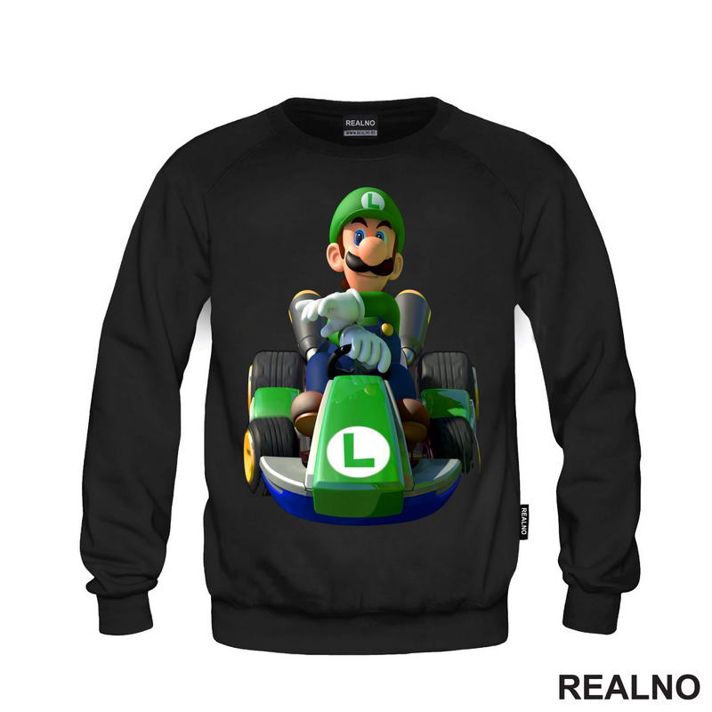 Luidji - Luiđi Vozi Karting - Super Mario - Majica
