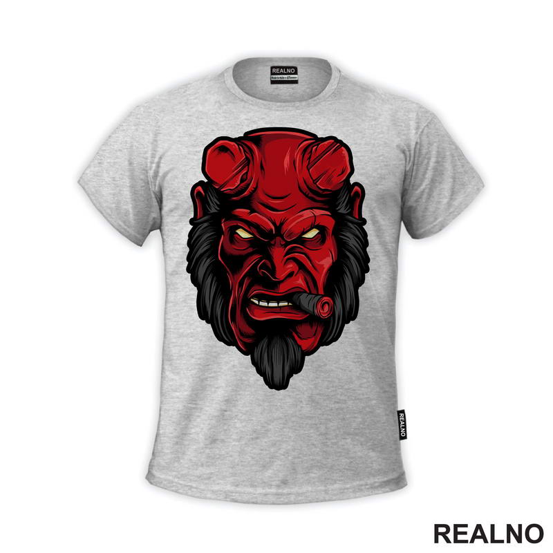 Hellboy - Drawing - Majica