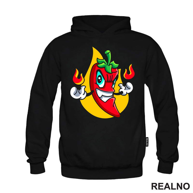 Ljuta Papirka Drži Vatru - Hot Pepper - Humor - Majica