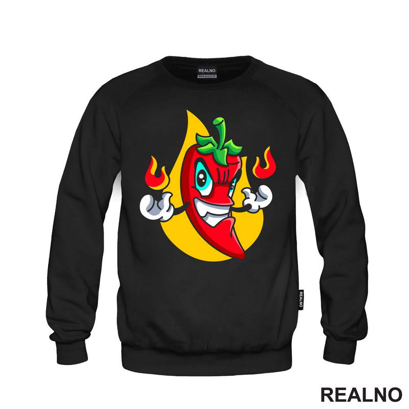 Ljuta Papirka Drži Vatru - Hot Pepper - Humor - Majica